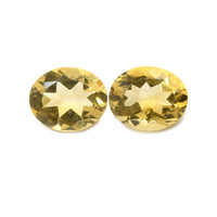 6.64 Ct.Tw.Total Carat Weight Citrine Pair from Brazil Image