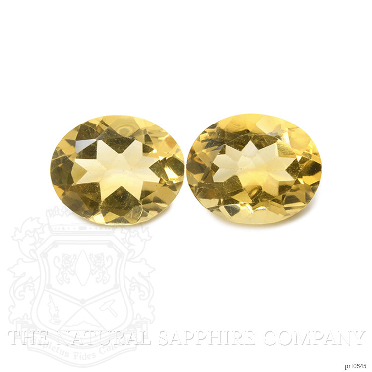 6.64 Ct.Tw. Citrine Pair from Brazil