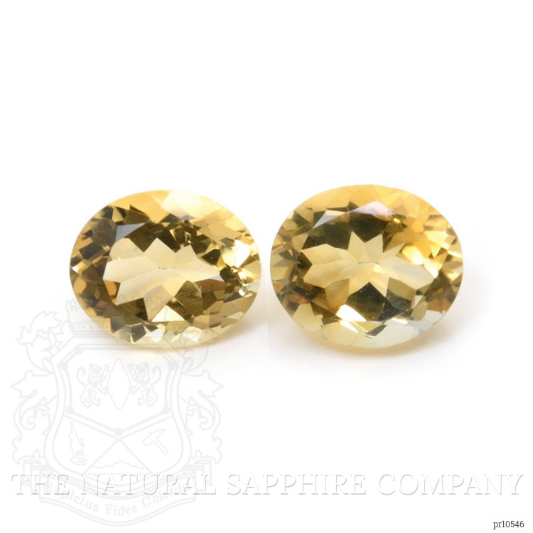 8.43 Ct.Tw. Citrine Pair from Brazil