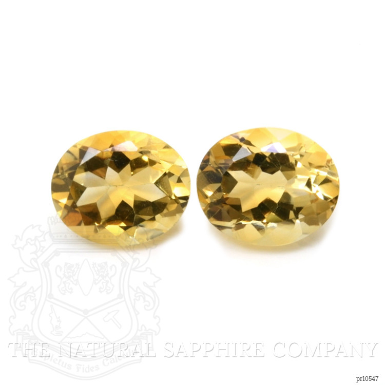 8.76 Ct.Tw. Citrine Pair from Brazil