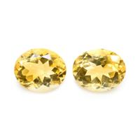 8.17 Ct.Tw. Oval Citrine Pair