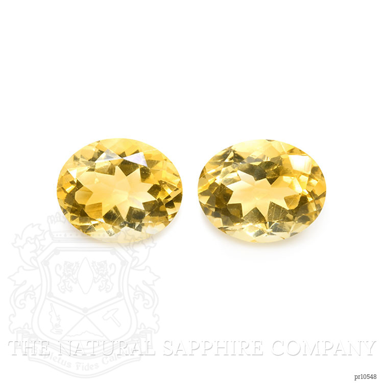 8.17 Ct.Tw. Citrine Pair from Brazil