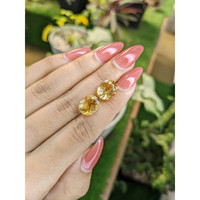 8.17 Ct.Tw.Total Carat Weight Citrine Pair from Brazil Life Style