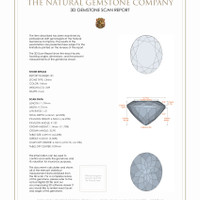 8.17 Ct.Tw.Total Carat Weight Citrine Pair from Brazil 3 D Scan Report