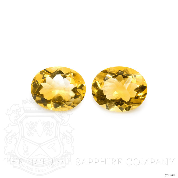 7.25 Ct.Tw. Citrine Pair from Brazil