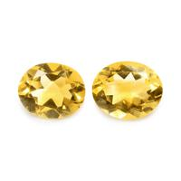6.76 Ct.Tw. Oval Citrine Pair