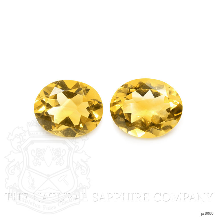 6.76 Ct.Tw. Citrine Pair from Brazil