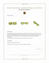 8.90&nbsp;Ct.Tw.Total Carat Weight Apatite Pair from Madagascar Appraisal