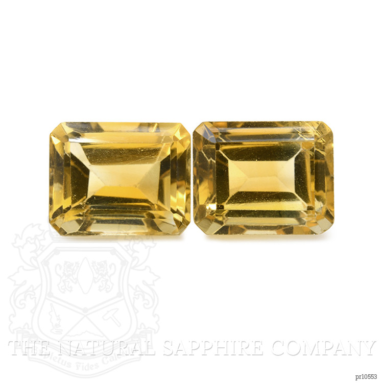 8.08 Ct.Tw. Citrine Pair from Brazil