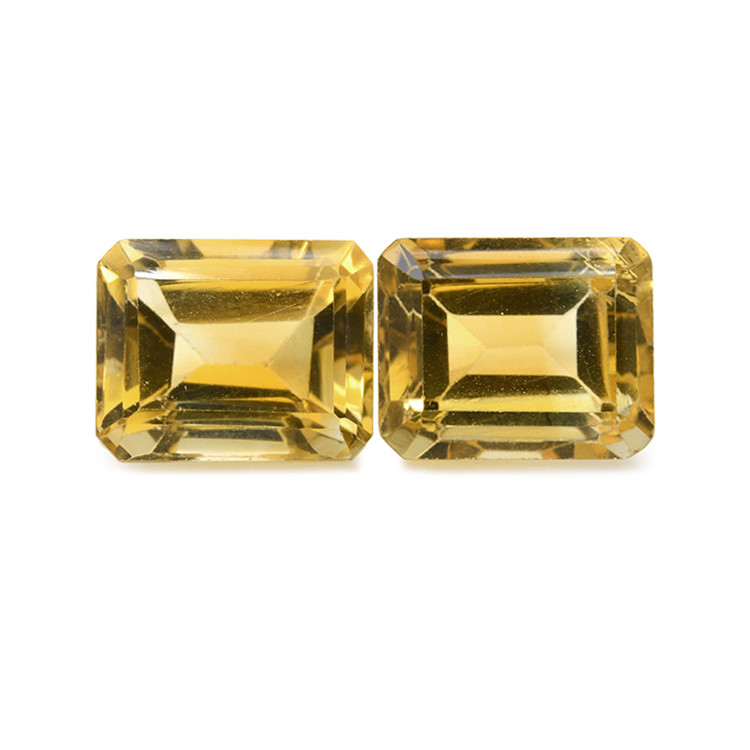 8.08 Ct.Tw. Citrine Pair from Brazil