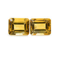 7.21 Ct.Tw.Total Carat Weight Citrine Pair from Brazil Image
