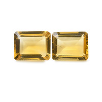 5.26 Ct.Tw.Total Carat Weight Citrine Pair from Brazil Image