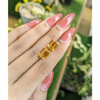 5.26 Ct.Tw.Total Carat Weight Citrine Pair from Brazil Life Style