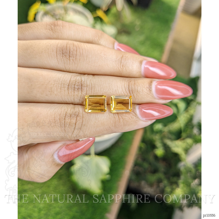 5.26 Ct.Tw. Citrine Pair from Brazil