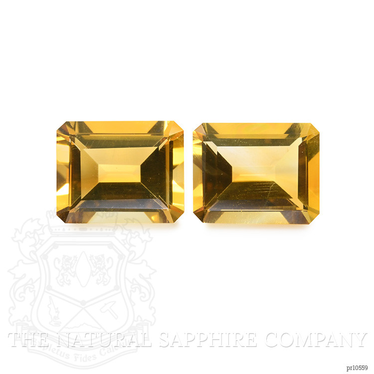 5.68 Ct.Tw. Citrine Pair from Brazil