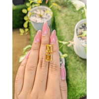 5.68 Ct.Tw.Total Carat Weight Citrine Pair from Brazil Life Style