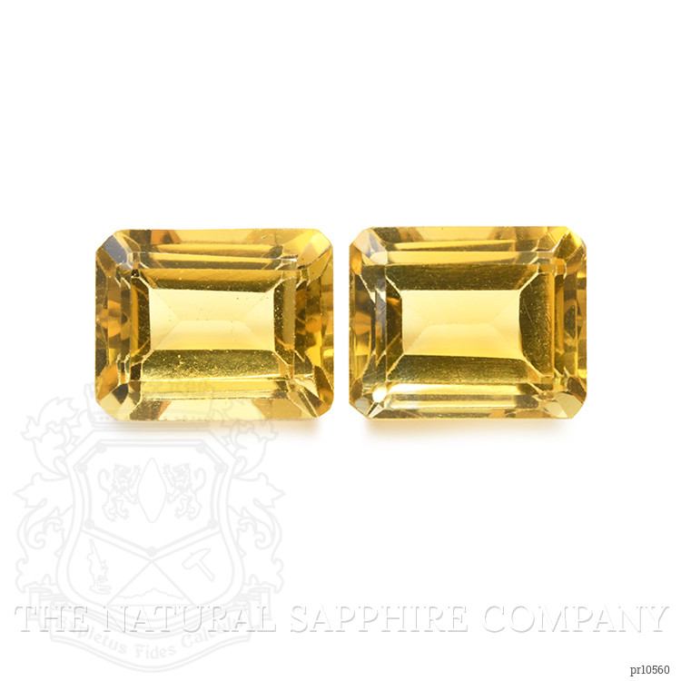 7.83 Ct.Tw. Citrine Pair from Brazil