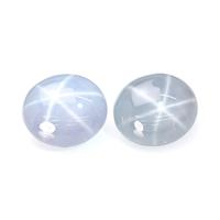 4.31&nbsp;Ct.Tw.Total Carat Weight Grey Star Sapphire Pair from Ceylon (Sri Lanka) Video
