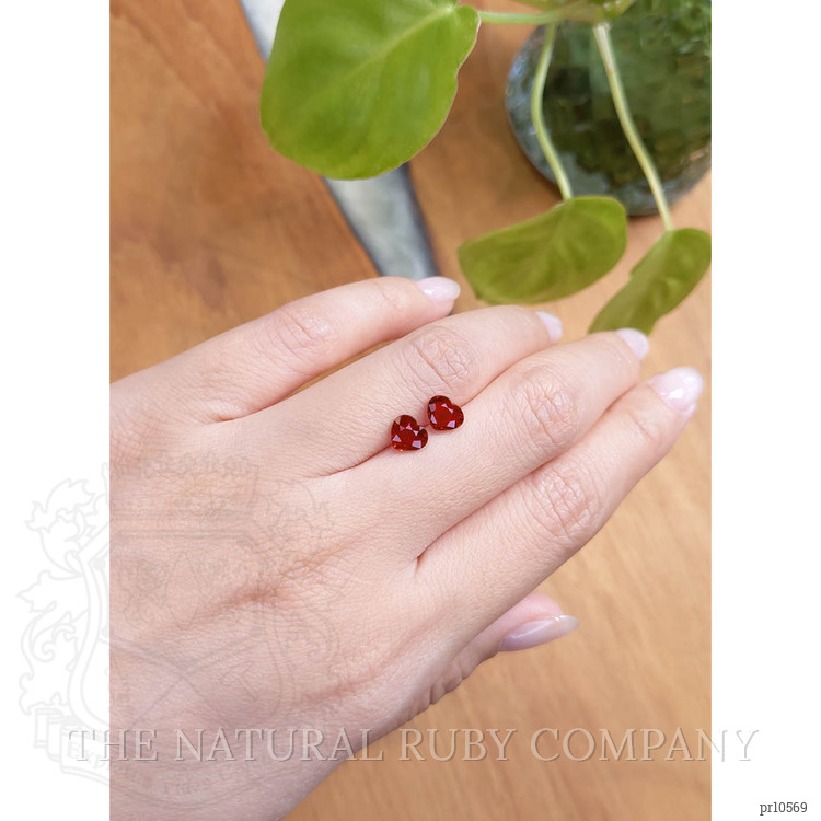 1.94 Ct.Tw. Ruby Pair from Mozambique