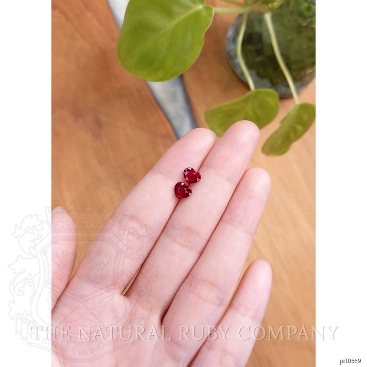 1.94 Ct.Tw. Ruby Pair from Mozambique
