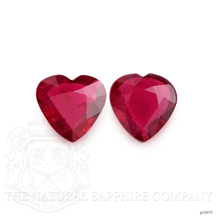 2.05 Ct.Tw. Ruby Pair from Mozambique