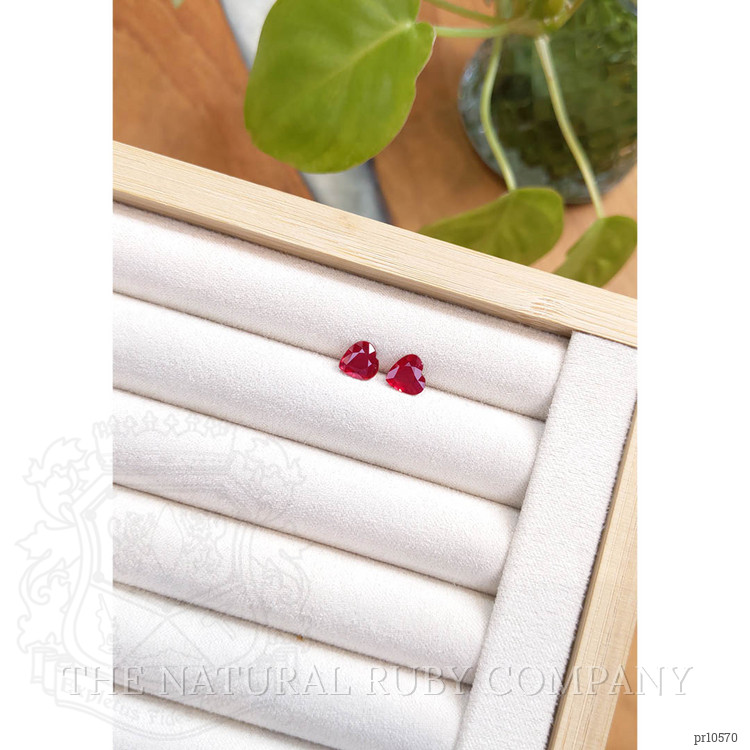 2.05 Ct.Tw. Ruby Pair from Mozambique