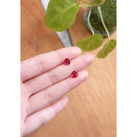 2.05 Ct.Tw.Total Carat Weight Ruby Pair from Mozambique Life Style