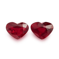 2.06&nbsp;Ct.Tw.Total Carat Weight Ruby Pair from Mozambique Video