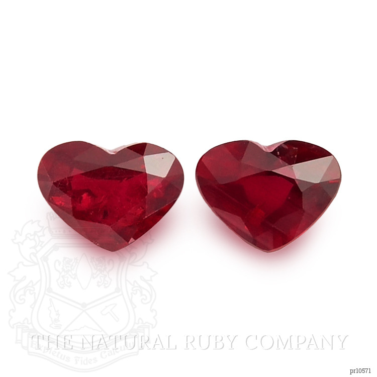 2.06 Ct.Tw. Ruby Pair from Mozambique