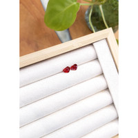 2.06&nbsp;Ct.Tw.Total Carat Weight Ruby Pair from Mozambique Life Style