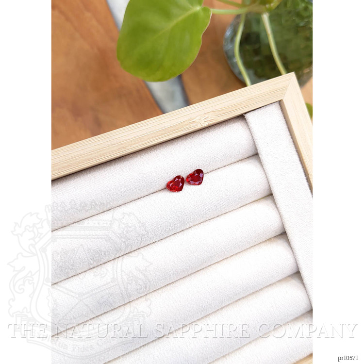 2.06 Ct.Tw. Ruby Pair from Mozambique