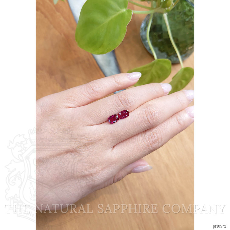 2.14 Ct.Tw. Ruby Pair from Mozambique