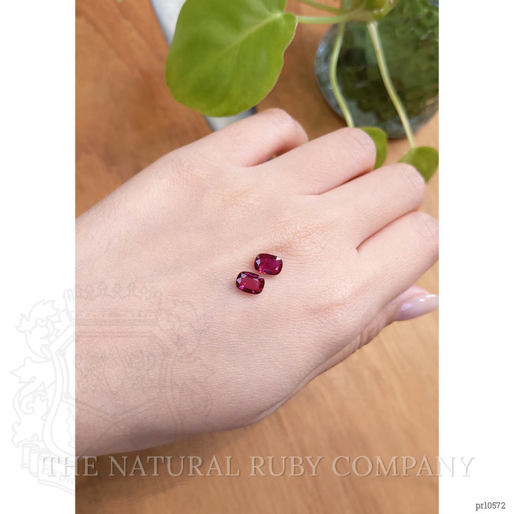 2.14 Ct.Tw. Ruby Pair from Mozambique