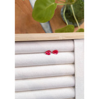 1.97 Ct.Tw.Total Carat Weight Ruby Pair from Mozambique Life Style