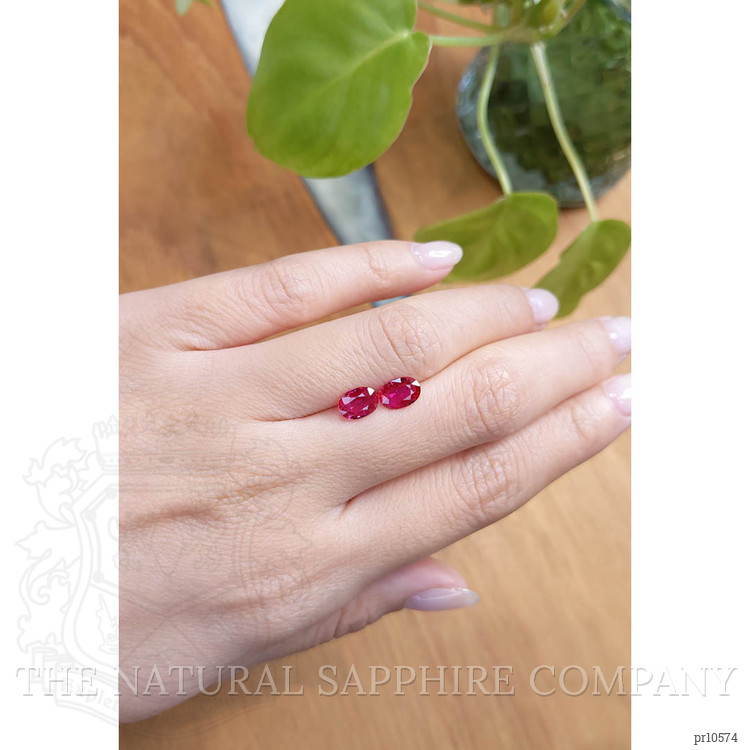 1.85 Ct.Tw. Ruby Pair from Mozambique