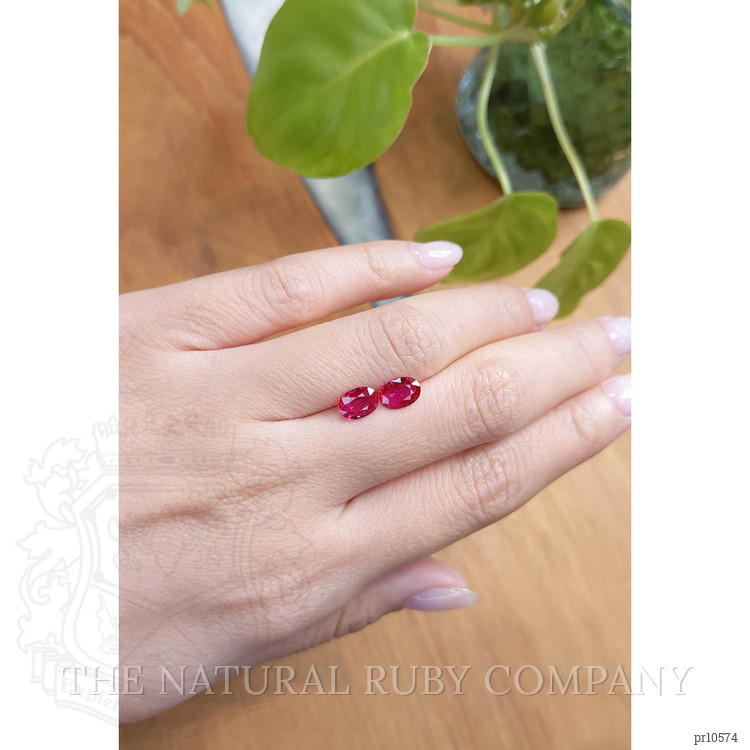 1.85 Ct.Tw. Ruby Pair from Mozambique