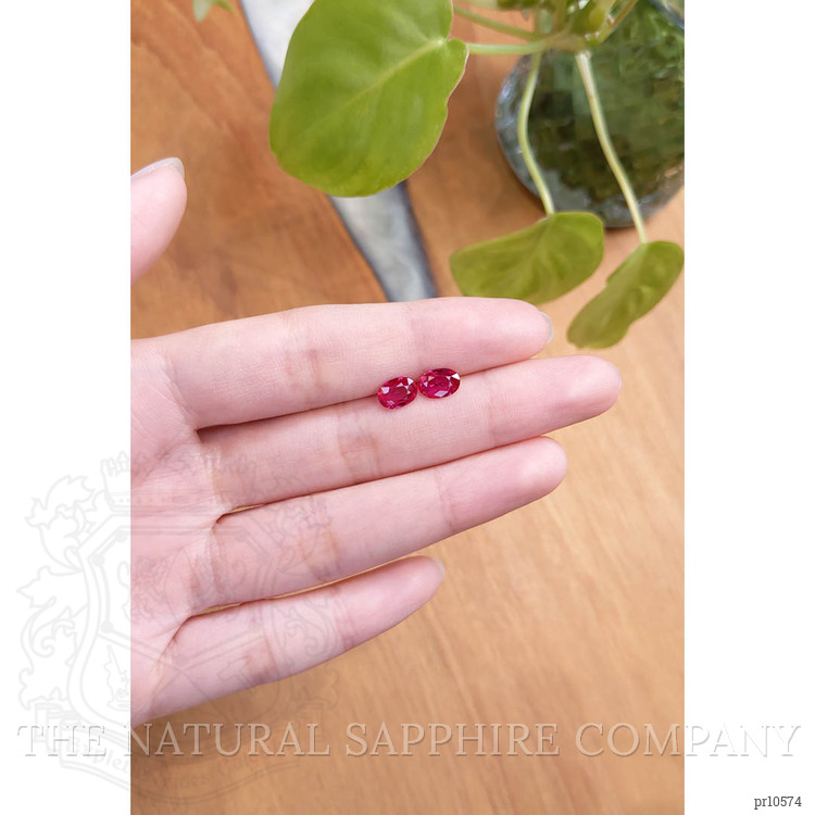 1.85 Ct.Tw. Ruby Pair from Mozambique