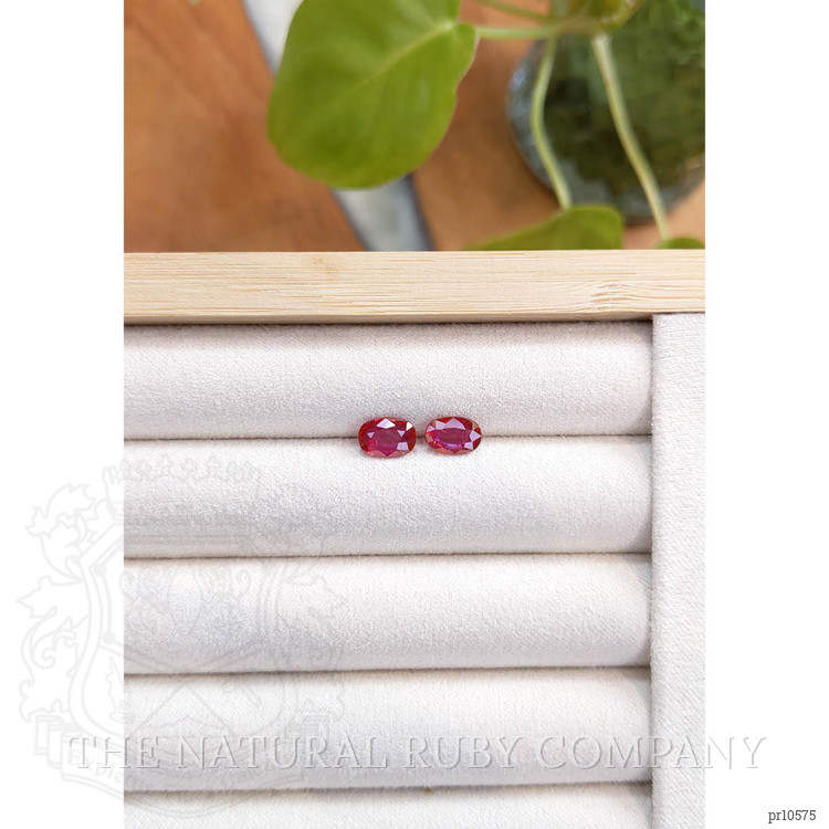 2.29 Ct.Tw. Ruby Pair from Mozambique