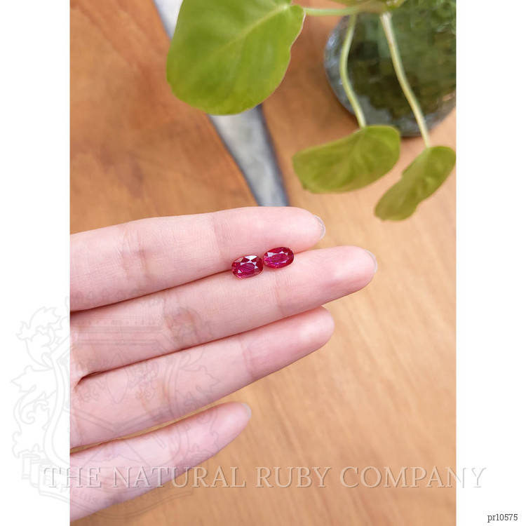 2.29 Ct.Tw. Ruby Pair from Mozambique