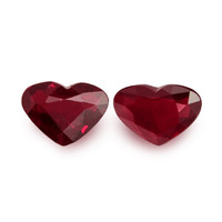 2.05 Ct.Tw.Total Carat Weight Ruby Pair from Mozambique Video