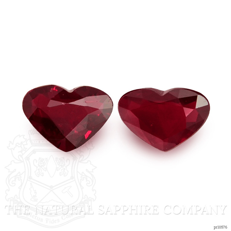 2.05 Ct.Tw. Ruby Pair from Mozambique