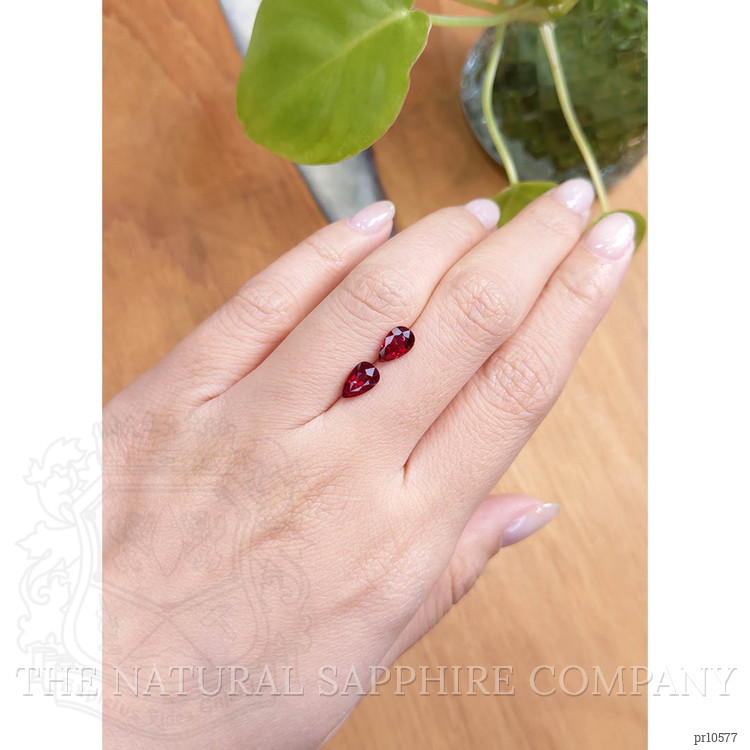 2.25 Ct.Tw. Ruby Pair from Mozambique