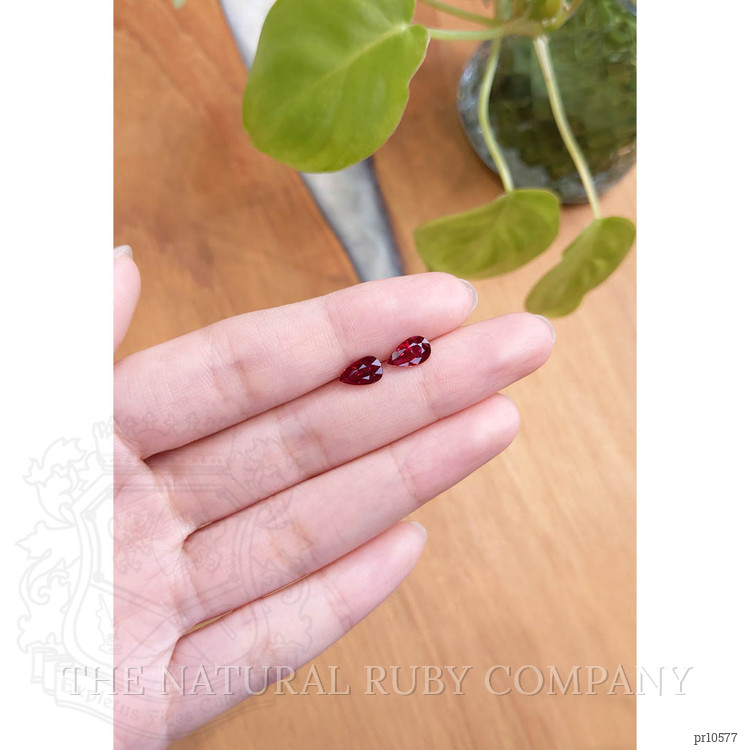 2.25 Ct.Tw. Ruby Pair from Mozambique