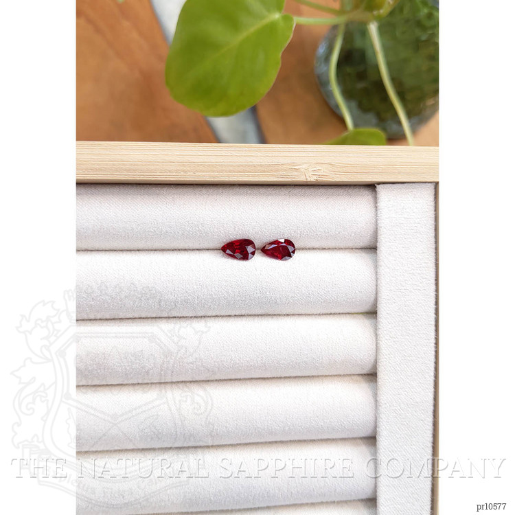 2.25 Ct.Tw. Ruby Pair from Mozambique