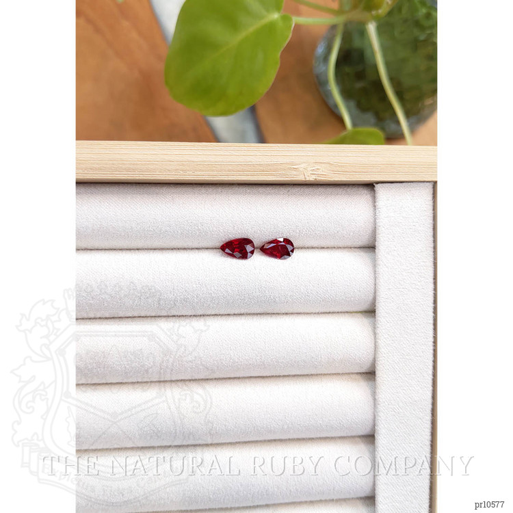 2.25 Ct.Tw. Ruby Pair from Mozambique