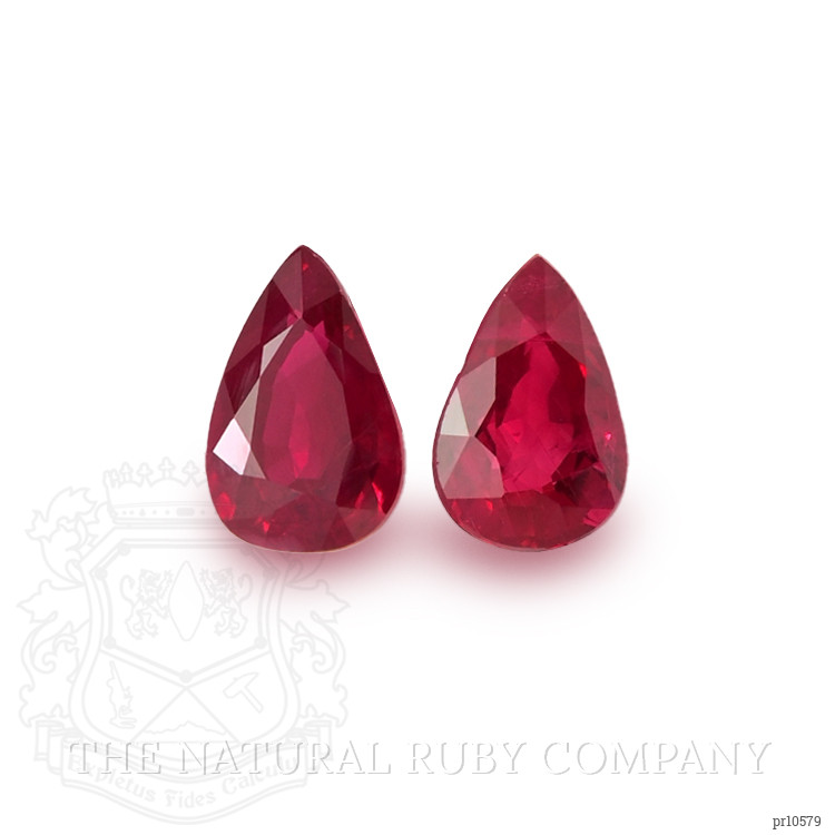 3.49 Ct.Tw. Ruby Pair from Mozambique