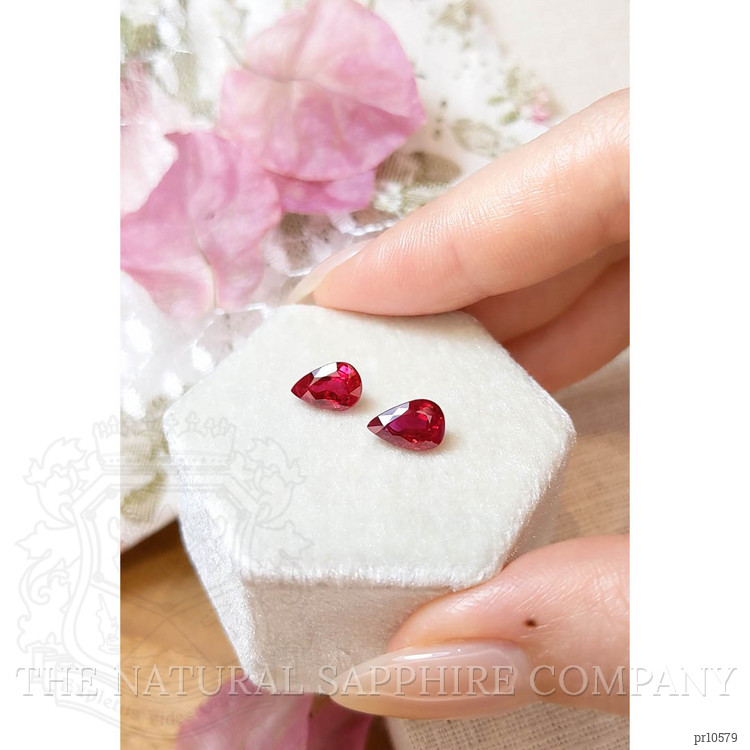 3.49 Ct.Tw. Ruby Pair from Mozambique
