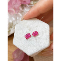 1.79 Ct.Tw.Total Carat Weight Ruby Pair from Mozambique Life Style