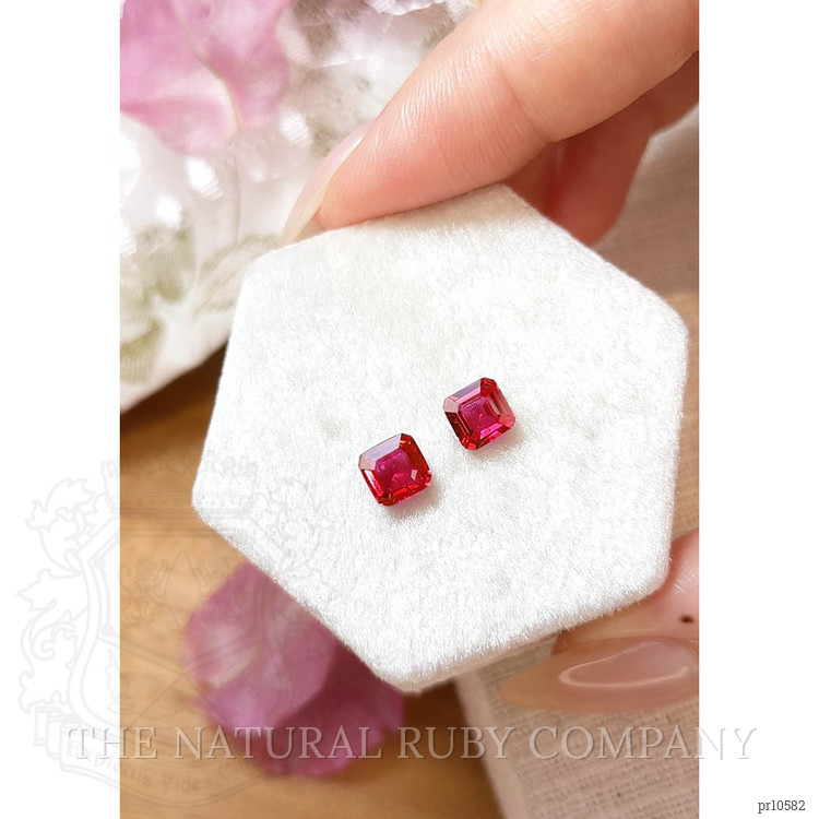 1.87 Ct.Tw. Ruby Pair from Mozambique