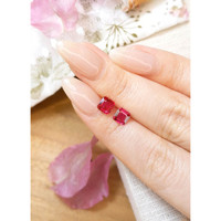 1.87&nbsp;Ct.Tw.Total Carat Weight Ruby Pair from Mozambique Life Style